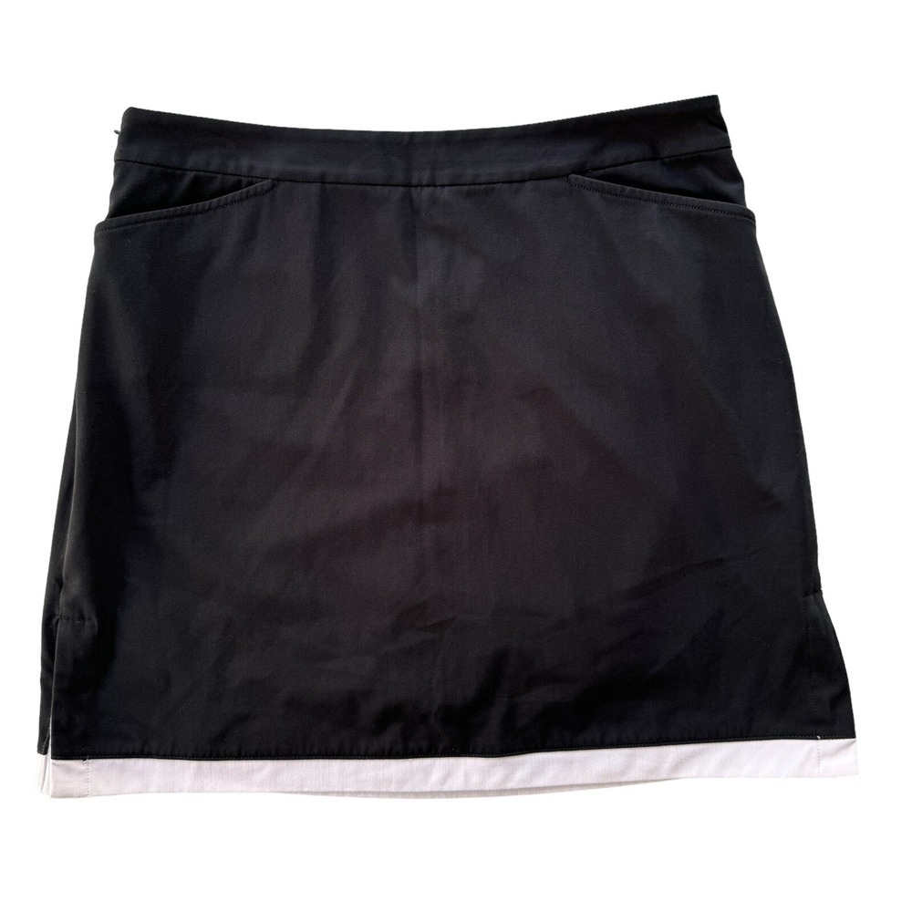Callaway 10 Black and White 18" Built In Shorts Women's Pickleball Skirt
